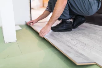 Pose de parquet
